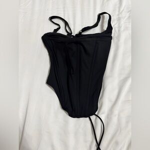 Miaou Black Corset Top